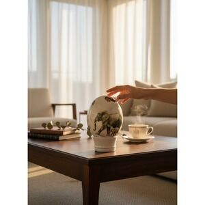 Sherry Rowe African Big Five Ostrich Egg Shell Art Signed Safari Decor